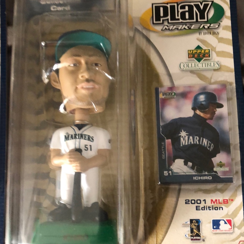 Upper deck, play makers, bobble heads